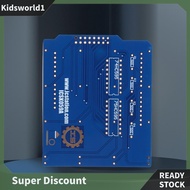 [kidsworld1.sg] 4X4X4 LED Light Cube Kit Blue Display 3D LED Cube DIY Kits for Arduino Uno R3