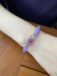 紫螢石紫玉髓手錬手串