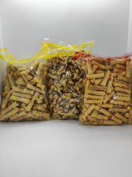 Popia mini inti serunding inti ikan simpul / gulung dan popia mini inti serunding udang 200g, 500g, 1kg