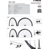 PROLITE 700C ROAD BIKE SEALBEARING WHEELSET(5365)