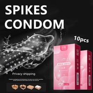 YOMMEE climax 10pcs spike condom with spikes tahan lama condoms kondom berduri 100% Original penis s