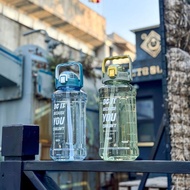 2L 3L Large Capacity Water Bottle BPA Free Transparent Plastic Sports Drinking Bottle