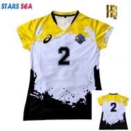 Volleyball Sublimation Jersey New Design Volleyball Fully Sublimated Tshirts Volleyball Jersey