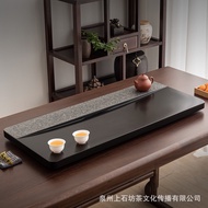 Tea Table Household Office Black Stone Tea Tray Kung Fu Tea Set Tea Sea Large Tea Table Simple 8F8Y
