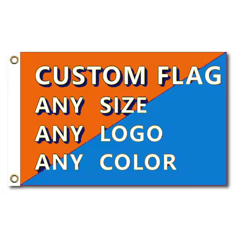 Custom Flag 2x3 FT Personalized Outdoor Indoor Flags Banners Print Your Own Logo/Picture/Photo/Text 