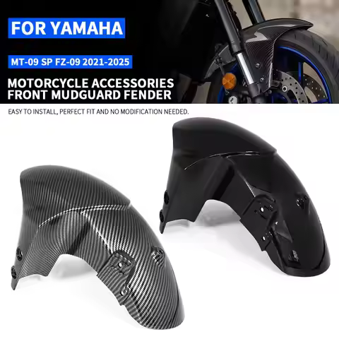 For YAMAHA MT-09 SP FZ-09 Tracer9 GT 2021-2025 MT09 FZ09 Motorcycle Carbon Look Front Wheel Fender M