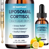 Liposomal Cortisol plement Cecair, Cortisol plement untuk Wanita dengan Magnesium, Ashwagandha, L-Th