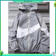 HENRY Unisex Jacket Couple men women plus size sports sunscreen jacket windbreaker jaket sukan lelak