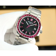 40MM Elegant Design，Exude Low-Key Luxury Diamond Bezel Men's Watch YY36Black Charm Automatic Mechani