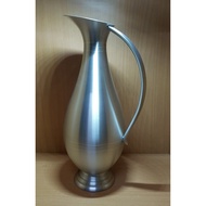 Pewter Large Plain Flower Vase Water Pitcher Simple Design