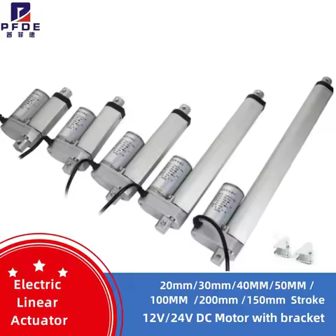 NEW Electric Linear Actuator 200mm 150mm100MM 12V/24V DC Motor Stroke Linear Motor Controller 100/15