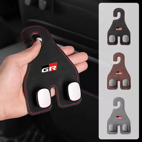 2 in 1 Car Hook Rear Seat Back HooksHolder Storage Car Interior Accessories For Toyota Prado 90 120 