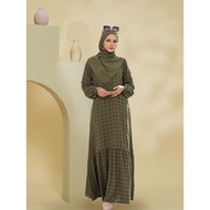 LA jubah ironless emerald green dress muslimah baju raya  abaya jubah dalila hitam jubah putih long dress plus size