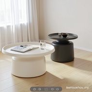 Iron Coffee Table Nordic Living Room Small Apartment Household Round Modern Simple Light Luxury Infl