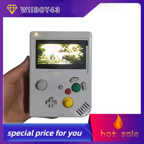 WIIBOY43 Portable Console 4.3-inch Wii /GameCube - Original Wii Motherboard Mod | Supports NGC/WII/F