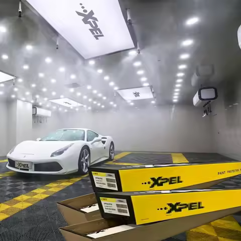 XPEL PPF Automotive Paint Protection Film is made of TPH material for warranty to protect the paint 