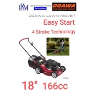 Ogawa 18" / 16" Gasoline Lawn Mower / Mesin Rumput Tolak, 166cc/123cc, more powerful, XT18LH,XT16LE