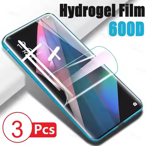 3Pcs Hydrogel Film For OPPO A58 A74 A78 A79 A96 A97 A98 A58X 4G 5G Screen Protector