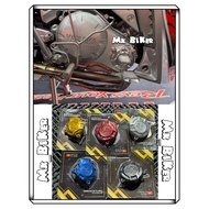 YAMAHA LC135 V1 2006-2010 OIL FILTER CAP ALUMINUM WITH SCREW SET GASKETS EXCITER 135 OLD CNC ALLOY E