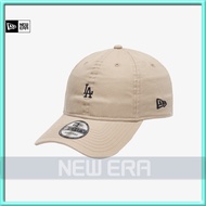 ♧ NEW ERA ♧ MLB Washed Mini Logo LA Dodgers Unstructure Ball Cap Beige 12836206 NEWERA CAP Casual Daily Korea Street Style