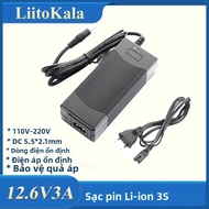 LiitoKala 3S-12.6V 3A/5A Polymer Lithium Pin 18650 Bộ Sạc Với 12.6V 5A Bộ Đổi Nguồn 12.6V 1A Full Li