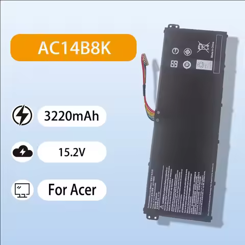 Replacement AC14B8K Battery Compatible For Acer V3-371G V3-372G E5-771G AN515-51 AN515-52 15.2V 3220