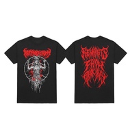 ROTTENECTOMY T-Shirt "Remnants From Anomaly" (red) baju t shirt lelaki