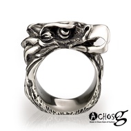 ACHOS [Eagle Eagle Eye] Trendy West German Steel Ring