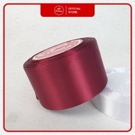 Satin Ribbon 2" 5cm 5 Rolls Satin 2 Inch Ribbon 1 Slop Fabric Ribbon 5cm (SLOP)