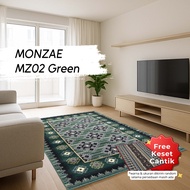 MIRZAE Karpet Lantai 230x310 MZ02 Green