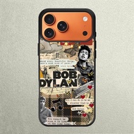 iphone Case 17 16 15 14 13 12 11 X XR Xs 8 7 6 5 Plus Air Softcase Bob Dylan Folk rockPro Max