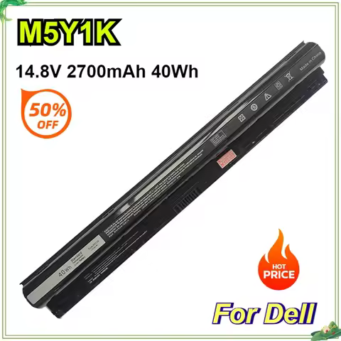 New M5Y1K Laptop Battery for DELL Inspiron 14 3451 5451 15 3567 5555 17 5756 for DELL Vostro 3458 35