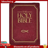 [In Stock]Cozy Faith Bible Pillow - Plush Book Shape with Bible Verse, Perfect Christian Gift for Ki