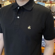 Ori Brooks Brothers new men polo tshirt business casual man short sleeve embroidered solid color pol