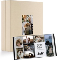 Photo Album 4x6 500 Pockets 1pc Large Capacity Photo Book Album with Front Window Picture Album for