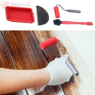 [COD] Painting Decorating Kit, Soft Silicone Mini Size Silicone Paint Roller, Thin Scraper 1-7/8 Inc