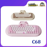 Yunzii C68 Aluminum Wireless Mechanical Keyboard 65% RGB Hot Swappable Custom keyboard