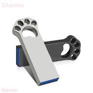 Metal USB 128GB 64GB 4GB 1GB 8GB 16GB 32GB Cat's Paw Silver USB Flash Drive Waterproof and Durable U