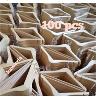 (100 pcs) wooden hangers crossnatural