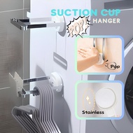 [Xhome] Clothes Hanger Organizer, Wall Mounted Suction Cup, Hanger Storage