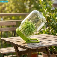 CABEZAG Mason Sprouting Lid, Plastic With Bracket Germination Jar Lid, Portable Efficient Sprouting 