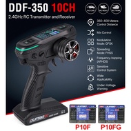 DUMBORC DDF-350 10CH 2.4Ghz Transmitter LCD Screen Radio System Pastic/Metal Handwheel With P10F/P10