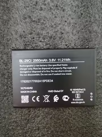 1PCS 2PCS BL-29CI BL 29CI BL29CI 2950mAh New Battery For Nokia C10 BL-29CI High Quality Batteries
