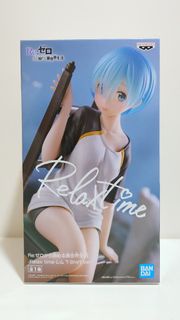 【已開封+盒已爛】 雷姆 Rem Relax Time Figure T-Shirt ver.