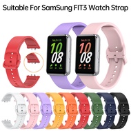 Silicone Strap For Samsung Galaxy Fit 3 Watch Bracelet Replacement Sports Watchband For Samsung Galaxy Fit 3 Band Accessories