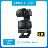 กล้องเว็บแคม 4K PTZ EMEET Pixy กล้องเว็บแคม AI ระบบกล้องคู่ความละเอียด 4K สำหรับสตรีมมิ่งและใช้งานร่