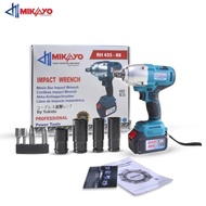 L14 Impact wrench cordless 88V MIKAYO Mesin pembuka baut / Mesin Impek / impek batre / impek 2 batre