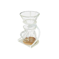 Rondo Rondo MISERU Coffee Dripper Stand Glass Pot Dripper Set White