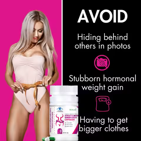 Best Slimming Products Weight-Loss Diet Pill for Women, Fat Burners Natural Appetite Suppressant Red