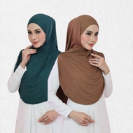 Bawal Lazy Selapis Curve Material Cotton Jersey Soft Dan Flowy Ironless Lazy Lepat Intant PinLess Hi